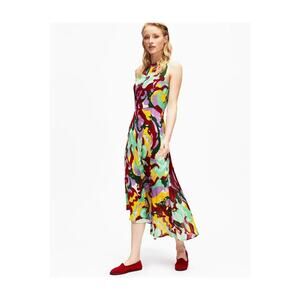 La DoubleJ Sleeveless Pina Meraviglia Devore Midi Dress, XL (true M/L)